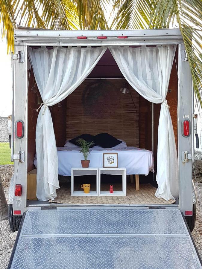 El Buho Bacalar Eco-Cabanas Hostal Kültér fotó