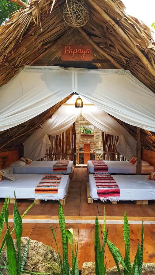 El Buho Bacalar Eco-Cabanas Hostal Kültér fotó