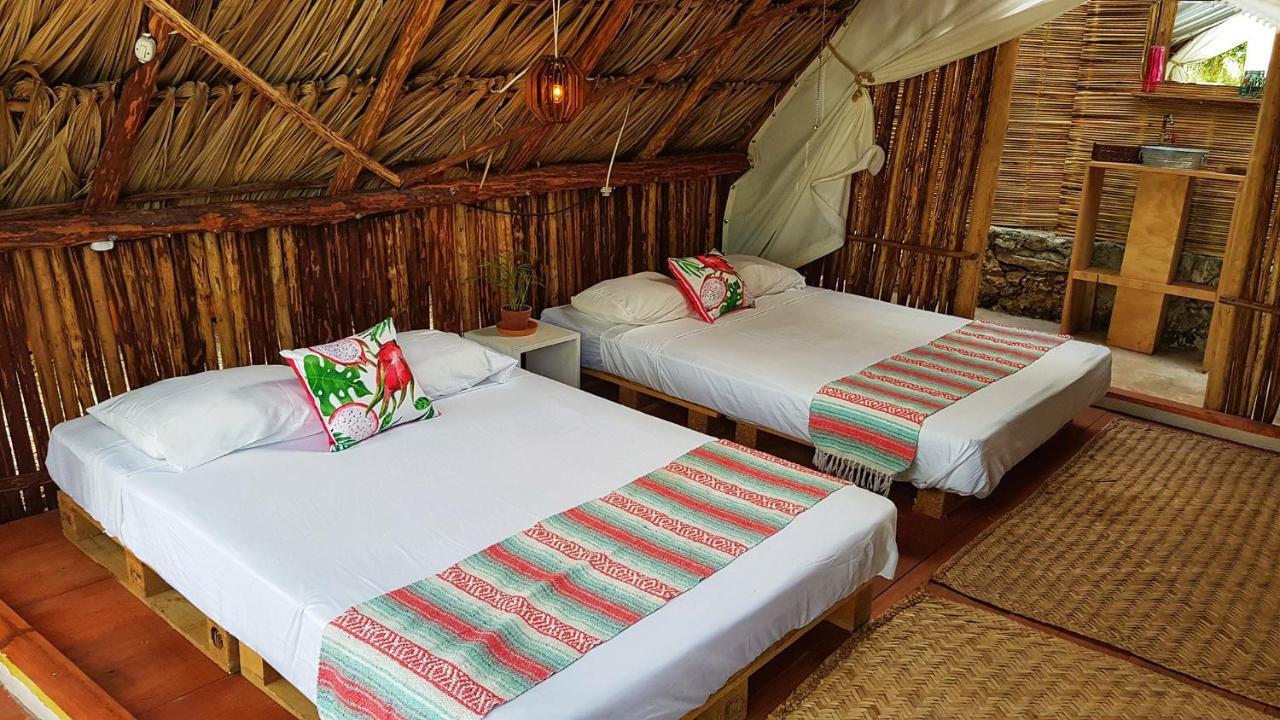 El Buho Bacalar Eco-Cabanas Hostal Kültér fotó